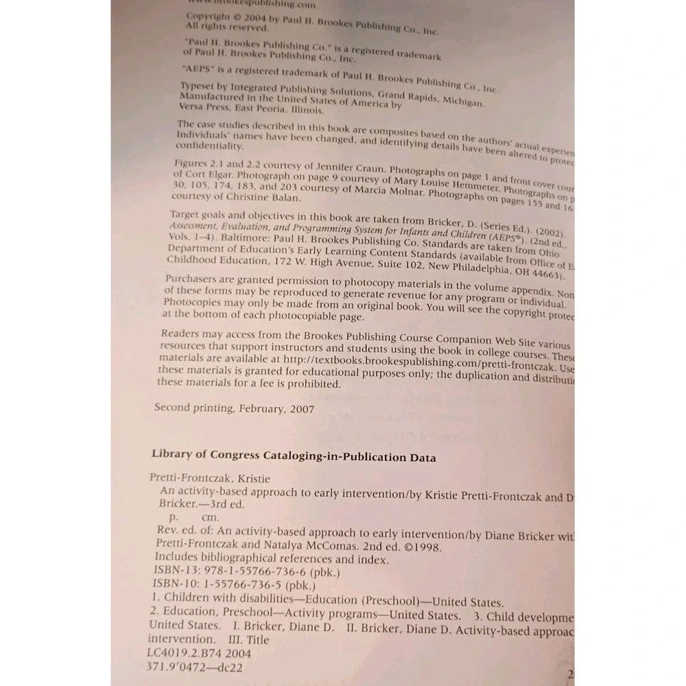 Activity-Based Approach to Early Intervention by Diane Bricker and Kristie...